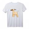 Happy Afghanischer Windhund T-Shirt - Lustiges Comic Hundemotiv für Hundehalter, Hunde-Fans & Windhundliebhaber, ideal für Gassi, Events & Geschenke