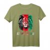 Afghanistan-Flagge Löwe Freier Afghanistan T-Shirt – Patriotisches Geschenk für Afghaninnen und Afghanen, Herren und Damen