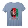 Afghanistan-Flagge Löwe Freier Afghanistan T-Shirt – Patriotisches Geschenk für Afghaninnen und Afghanen, Herren und Damen