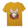 Sphynx Katze ägyptische Göttin Bastet Pharao Pyramiden T-Shirt – Exklusives Mythologie Design für Katzen- und Ägypten-Fans