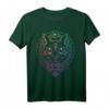 Ägyptisches Bastet Katze & Horus Skarabäus T-Shirt - Kulturelles Symbol aus Ägypten, klassischer Schnitt, doppelter Saum