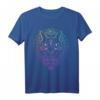 Ägyptisches Bastet Katze & Horus Skarabäus T-Shirt - Kulturelles Symbol aus Ägypten, klassischer Schnitt, doppelter Saum