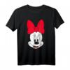 HapFrog Minnie Mouse Big Face T-Shirt - Offizielles Disney Merchandise für Damen, Herren, Jungen und Mädchen