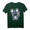 Maus T-Shirt für Kinder - Süßes Comic Mäuse Design, Klassisch geschnitten, Doppelter Saum
