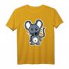 Maus T-Shirt für Kinder - Süßes Comic Mäuse Design, Klassisch geschnitten, Doppelter Saum
