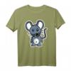 Maus T-Shirt für Kinder - Süßes Comic Mäuse Design, Klassisch geschnitten, Doppelter Saum