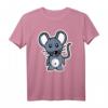 Maus T-Shirt für Kinder - Süßes Comic Mäuse Design, Klassisch geschnitten, Doppelter Saum