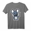 Maus T-Shirt für Kinder - Süßes Comic Mäuse Design, Klassisch geschnitten, Doppelter Saum