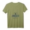 Damen Airedale Terrier Vintage T-Shirt mit V-Ausschnitt – Retro Hundeliebhaber-Mode für Hundebesitzerinnen