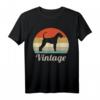 Airedale Terrier Vintage Retro Style Hunde T-Shirt - Klassisch geschnitten, perfekt für Hunde- und Vintage-Liebhaber
