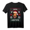Airedale Terrier - Merry Woofmas Hund Weihnachten Xmas X-Mas T-Shirt für Hundeliebhaber & Fans – Perfektes Weihnachtsgeschenk