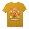 Airedale Terrier - Merry Woofmas Hund Weihnachten Xmas X-Mas T-Shirt für Hundeliebhaber & Fans – Perfektes Weihnachtsgeschenk