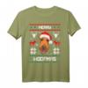 Airedale Terrier - Merry Woofmas Hund Weihnachten Xmas X-Mas T-Shirt für Hundeliebhaber & Fans – Perfektes Weihnachtsgeschenk