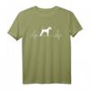 Airedale Terrier Herzschlag EKG Hunde T-Shirt – Tierliebe und Gesundheit für Hundeliebhaber