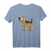 Happy Airedale Terrier T-Shirt für Hundeliebhaber - Lustiges Comic Design als Geschenk für Freunde, Familie & Hundefans