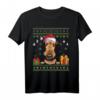 Weihnachtspyjama mit Weihnachts-Motiv von Santa Airedale Terrier – Lustiger hässlicher Pullover für Hundeliebhaber, Hundemütter & Tierfreunde zu Weihnachten