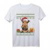 Weihnachtspyjama mit Weihnachts-Motiv von Santa Airedale Terrier – Lustiger hässlicher Pullover für Hundeliebhaber, Hundemütter & Tierfreunde zu Weihnachten
