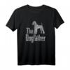 Lustiges Airedale Terrier T-Shirt - The Dogfather Silhouette, Geschenkidee für Hundebesitzer, Züchter & Fans zu Weihnachten & Geburtstag