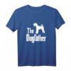 The Dogfather - Lustiges Airedale Terrier T-Shirt als Geschenk für Hundeliebhaber, Hundepapas & Hundezüchter zu Weihnachten, Geburtstag & mehr