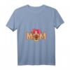 Damen Airedale Terrier Mom T-Shirt mit V-Ausschnitt – Lustiges Hundegeschenk für Damen, Mütter & Hundeliebhaberinnen