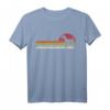 Sonnenuntergang Airedale Waterside Bingley Distressed T-Shirt – Perfektes Geschenk für Hundeliebhaber, Herrchen & Frauchen, Hundeschule & Spaziergänge