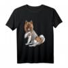 I Love Mom Akita Hund T-Shirt - Lustiges Muttertagsgeschenk für Hundemamas, Tierliebhaberinnen & Rescue Mamas