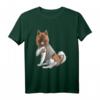 I Love Mom Akita Hund T-Shirt - Lustiges Muttertagsgeschenk für Hundemamas, Tierliebhaberinnen & Rescue Mamas