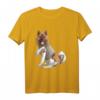 I Love Mom Akita Hund T-Shirt - Lustiges Muttertagsgeschenk für Hundemamas, Tierliebhaberinnen & Rescue Mamas