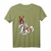 I Love Mom Akita Hund T-Shirt - Lustiges Muttertagsgeschenk für Hundemamas, Tierliebhaberinnen & Rescue Mamas