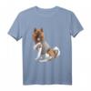 I Love Mom Akita Hund T-Shirt - Lustiges Muttertagsgeschenk für Hundemamas, Tierliebhaberinnen & Rescue Mamas