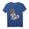 I Love Mom Akita Hund T-Shirt - Lustiges Muttertagsgeschenk für Hundemamas, Tierliebhaberinnen & Rescue Mamas