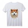 HapFrog T-Shirt mit Geometrischem Akita & Shiba Inu Hund – Klassisch geschnitten, perfektes Geschenk für Hundeliebhaber