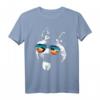 AMERICAN AKITA Hundeshirt mit Brille Sonnenbrille - Retro Style T-Shirt für Akita-Liebhaber & Hundefans