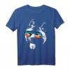 AMERICAN AKITA Hundeshirt mit Brille Sonnenbrille - Retro Style T-Shirt für Akita-Liebhaber & Hundefans
