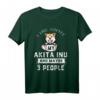 I Like Coffee My Akita And Maybe 3 People - Lustiges Dog Lover T-Shirt für Hundeliebhaber, Akita Fans & Kaffeegenießer