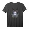 Husky Polygon, Malamute, Akita & Samojede Liebhaber T-Shirt – Lustiges Hundemotiv für Gassi-Gänger, Weihnachten & Geburtstage