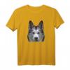 Husky Polygon, Malamute, Akita & Samojede Liebhaber T-Shirt – Lustiges Hundemotiv für Gassi-Gänger, Weihnachten & Geburtstage