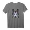 Husky Polygon, Malamute, Akita & Samojede Liebhaber T-Shirt – Lustiges Hundemotiv für Gassi-Gänger, Weihnachten & Geburtstage
