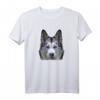 Husky Polygon, Malamute, Akita & Samojede Liebhaber T-Shirt – Lustiges Hundemotiv für Gassi-Gänger, Weihnachten & Geburtstage