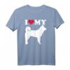Ich liebe meinen Akita T-Shirt - Hundeliebhaber Geschenk mit Akita Motiv, Japanische Hunderasse, klassisch geschnitten