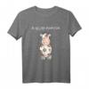 AKUHpunktur Kuh T Shirt – Lustiges Akupunktur Wortspiel Funshirt für Naturheilkunde, Kinder, Damen & Herren