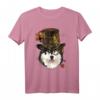 Steampunk Alaskan Malamute Dog T-Shirt - Unique Victorian-Inspired Gift for Animal and Steampunk Lovers, Perfect for Birthdays and Christmas
