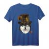 Steampunk Alaskan Malamute Dog T-Shirt - Unique Victorian-Inspired Gift for Animal and Steampunk Lovers, Perfect for Birthdays and Christmas