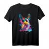 Deutscher Schäferhund Splash Art T-Shirt - Farbintensives Kunstdesign als Geschenk für Hundeliebhaber und Schäferhundfans