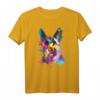 Deutscher Schäferhund Splash Art T-Shirt - Farbintensives Kunstdesign als Geschenk für Hundeliebhaber und Schäferhundfans