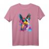 Deutscher Schäferhund Splash Art T-Shirt - Farbintensives Kunstdesign als Geschenk für Hundeliebhaber und Schäferhundfans