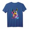 Deutscher Schäferhund Splash Art T-Shirt - Farbintensives Kunstdesign als Geschenk für Hundeliebhaber und Schäferhundfans