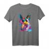 Deutscher Schäferhund Splash Art T-Shirt - Farbintensives Kunstdesign als Geschenk für Hundeliebhaber und Schäferhundfans