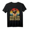 Deutscher Schäferhund Hund Welpe Retro Papa Geschenk T-Shirt – Perfekt für Hundehalter, Hundebesitzer & Hundezüchter zu Weihnachten, Geburtstag & Vatertag