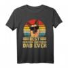Deutscher Schäferhund Hund Welpe Retro Papa Geschenk T-Shirt – Perfekt für Hundehalter, Hundebesitzer & Hundezüchter zu Weihnachten, Geburtstag & Vatertag